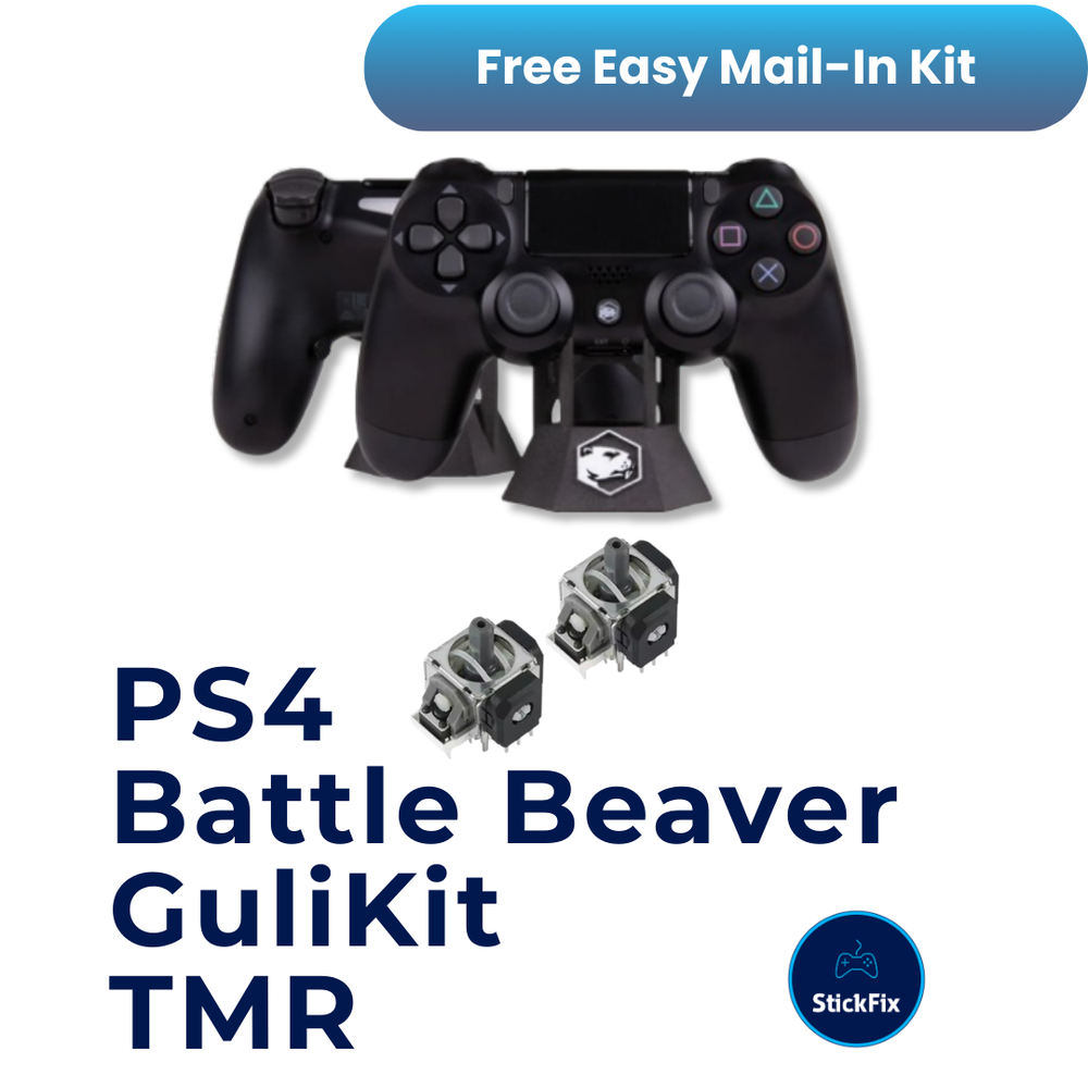 GuliKit TMR Joystick Installation Service for PS4 Battle Beaver